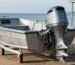 How many hours is too many on a used outboard motor beside an Australian fishing boat