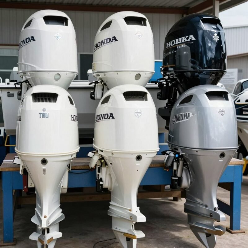Used Honda Yamaha Suzuki Mercury and Tohatsu outboard motor brands